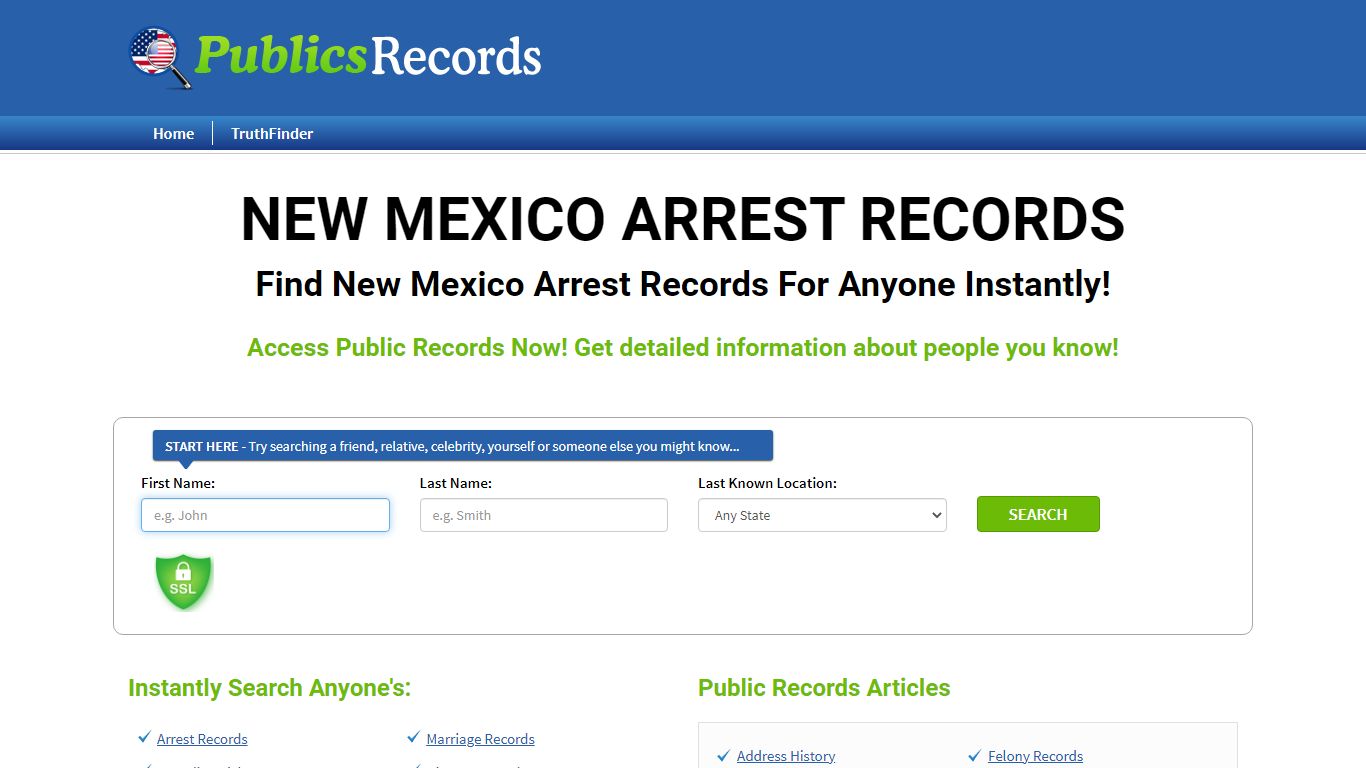 Find New Mexico Arrest Records For Anyone Instantly!